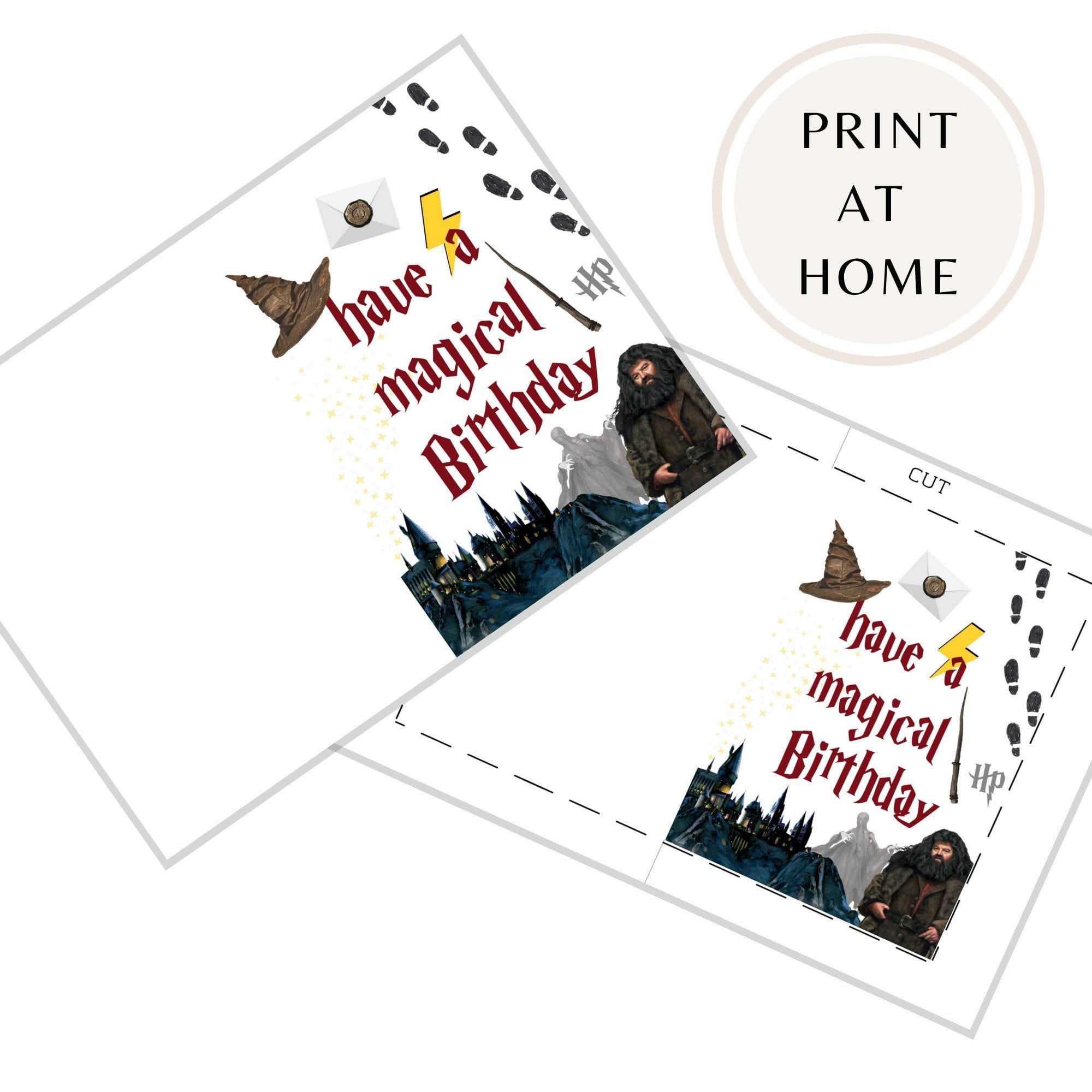 Harry Potter Birthday Card Printable