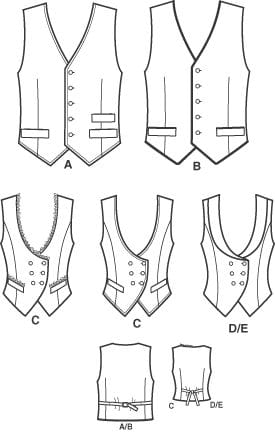 Printable Mens Vest Pattern Free