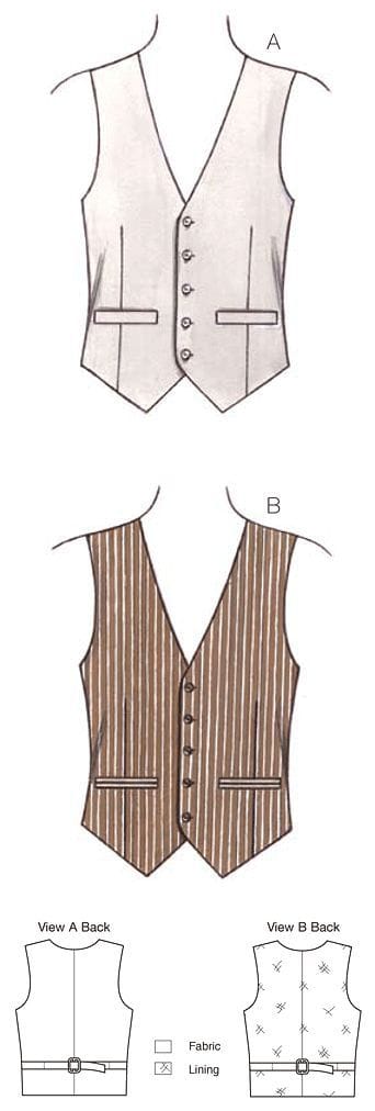 Simple Vest Sewing Pattern Free Web The Pattern For Vest Sewing Is