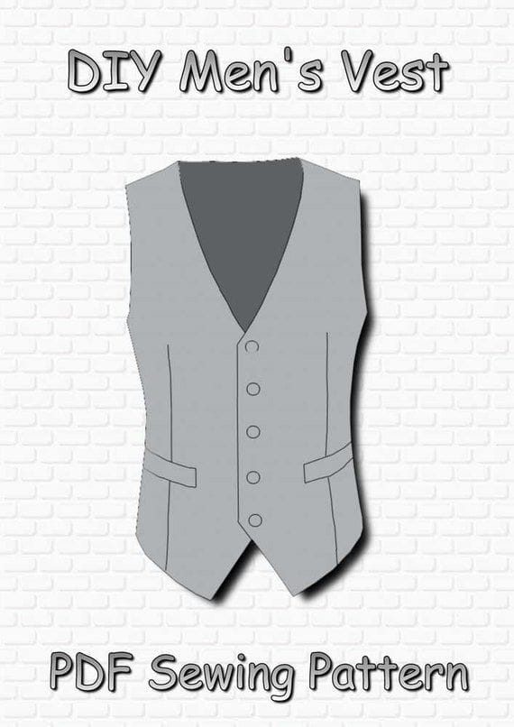 free mens waistcoat sewing pattern