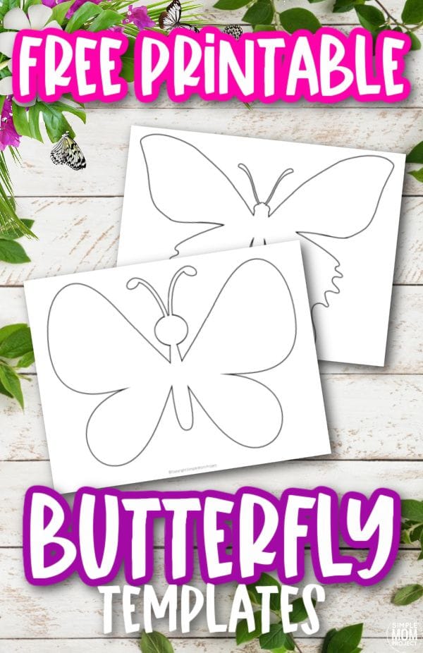 Free Printable Butterfly Templates