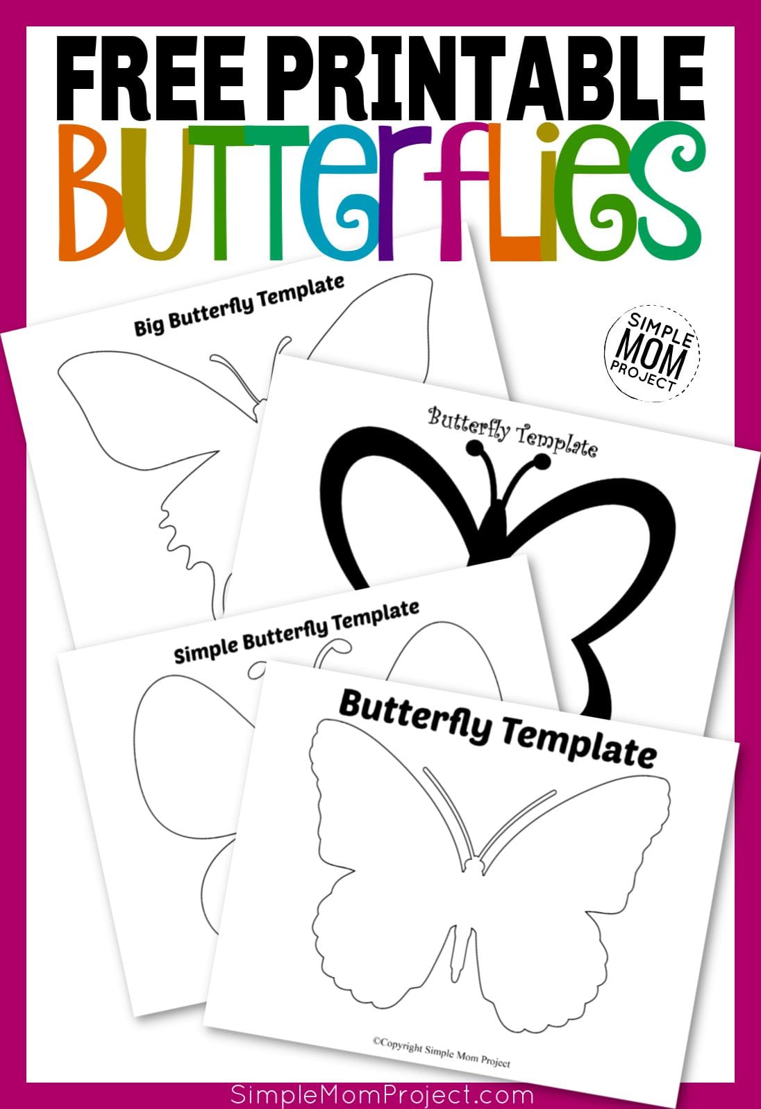 Free Printable Butterfly Templates