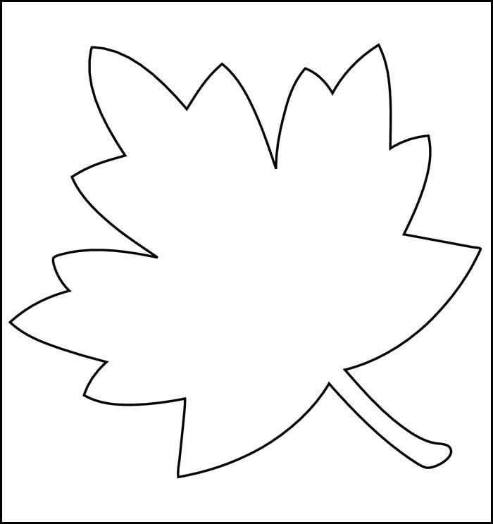 Free Leaf Templates Outlines: Tons of Printables!!