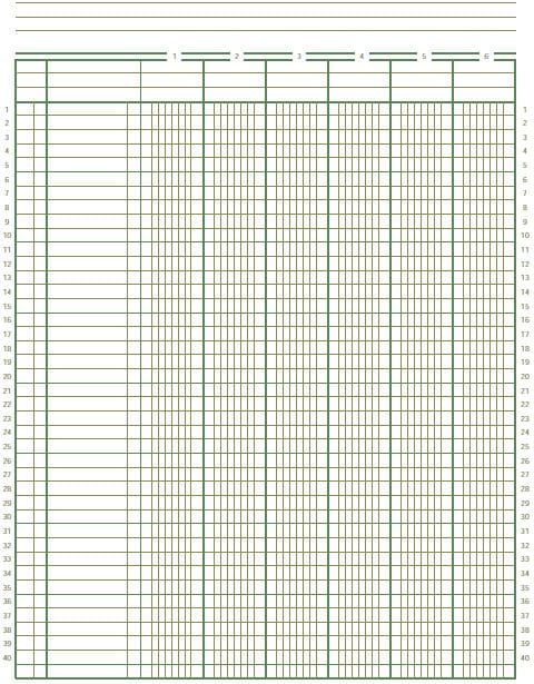 5 column ledger paper template download printable pdf