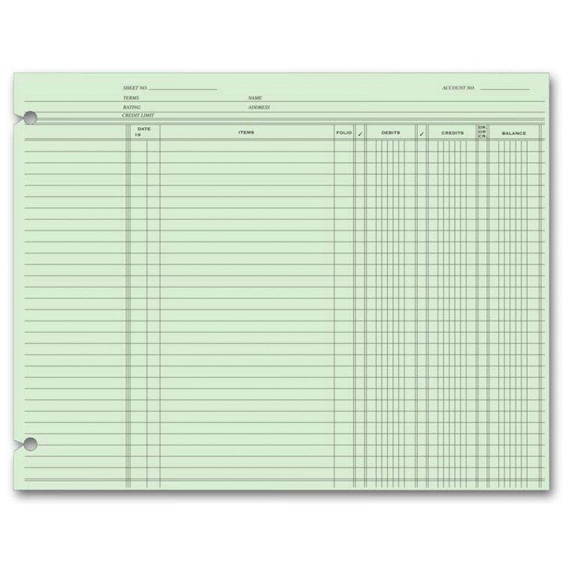 Printable General Ledger