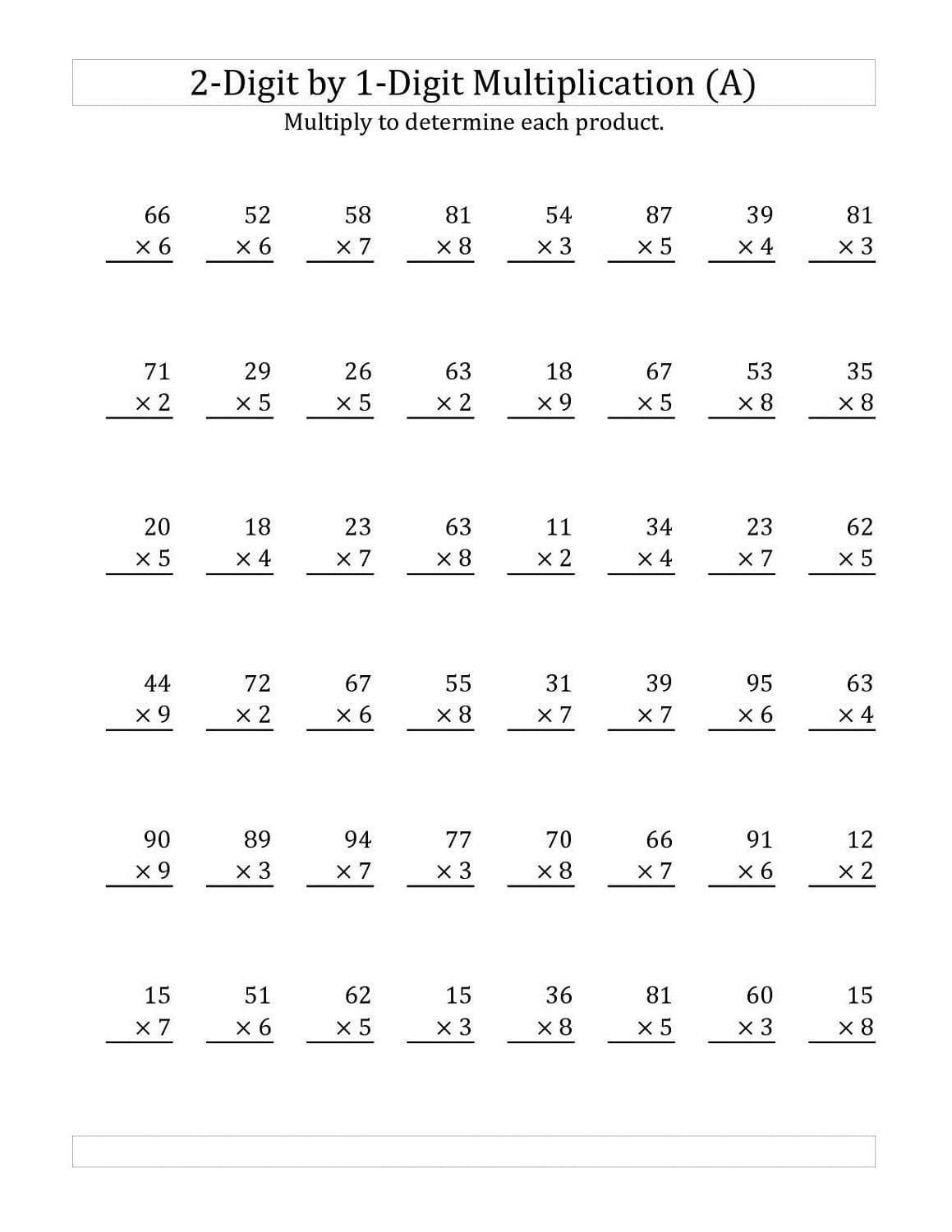 Math Free Printable Worksheets