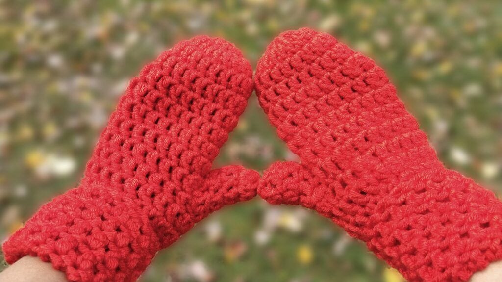 KISS Crochet Mittens