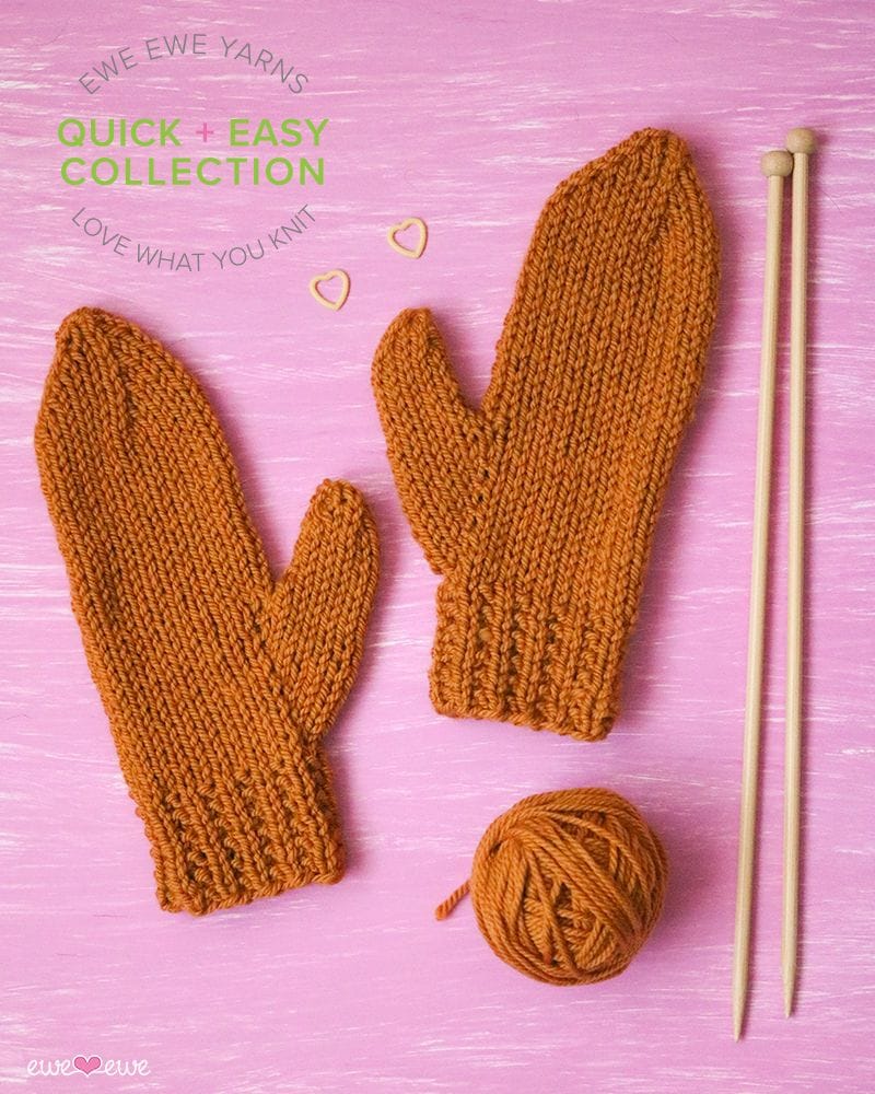 36 Free Knit Mitten Patterns