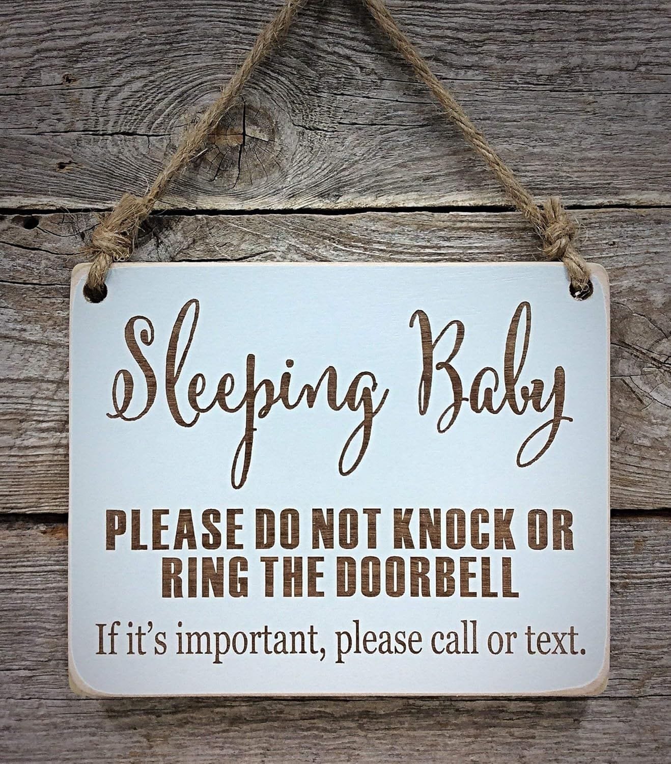 Do Not Ring Doorbell Sign Printable Free