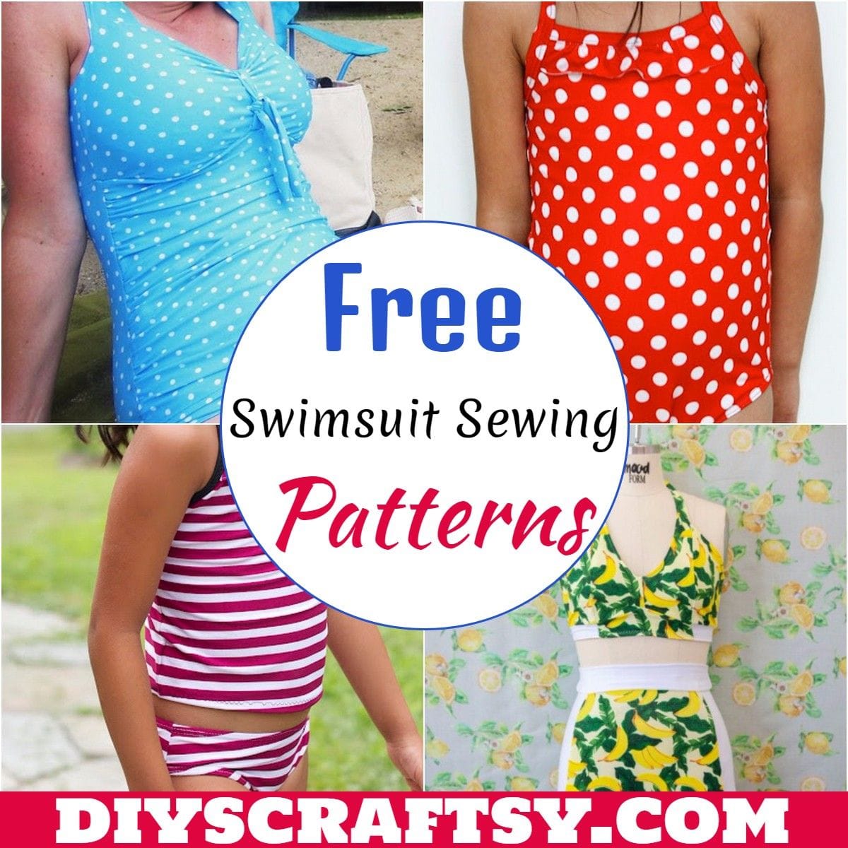 14 Free Swimsuit Sewing Patterns For Beach Trips