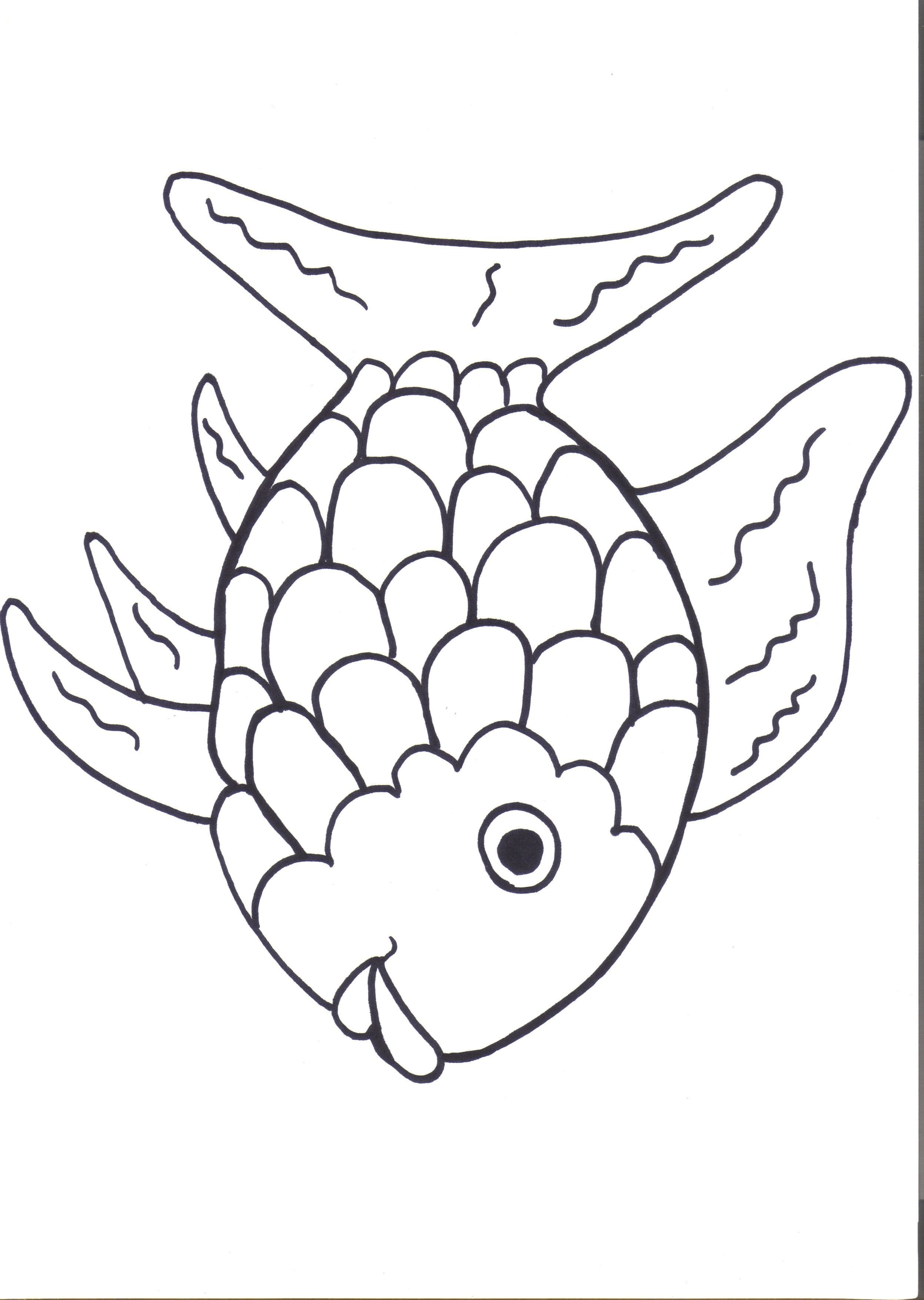 Rainbow Fish Template Free Printable