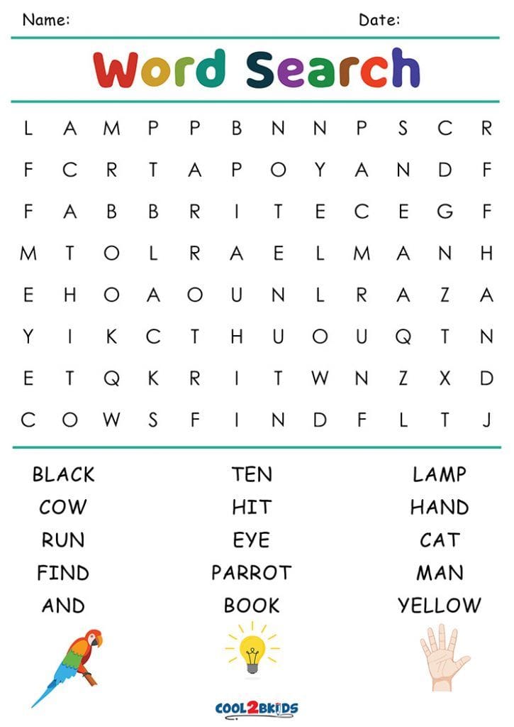 Free Animal Word Search Pdf