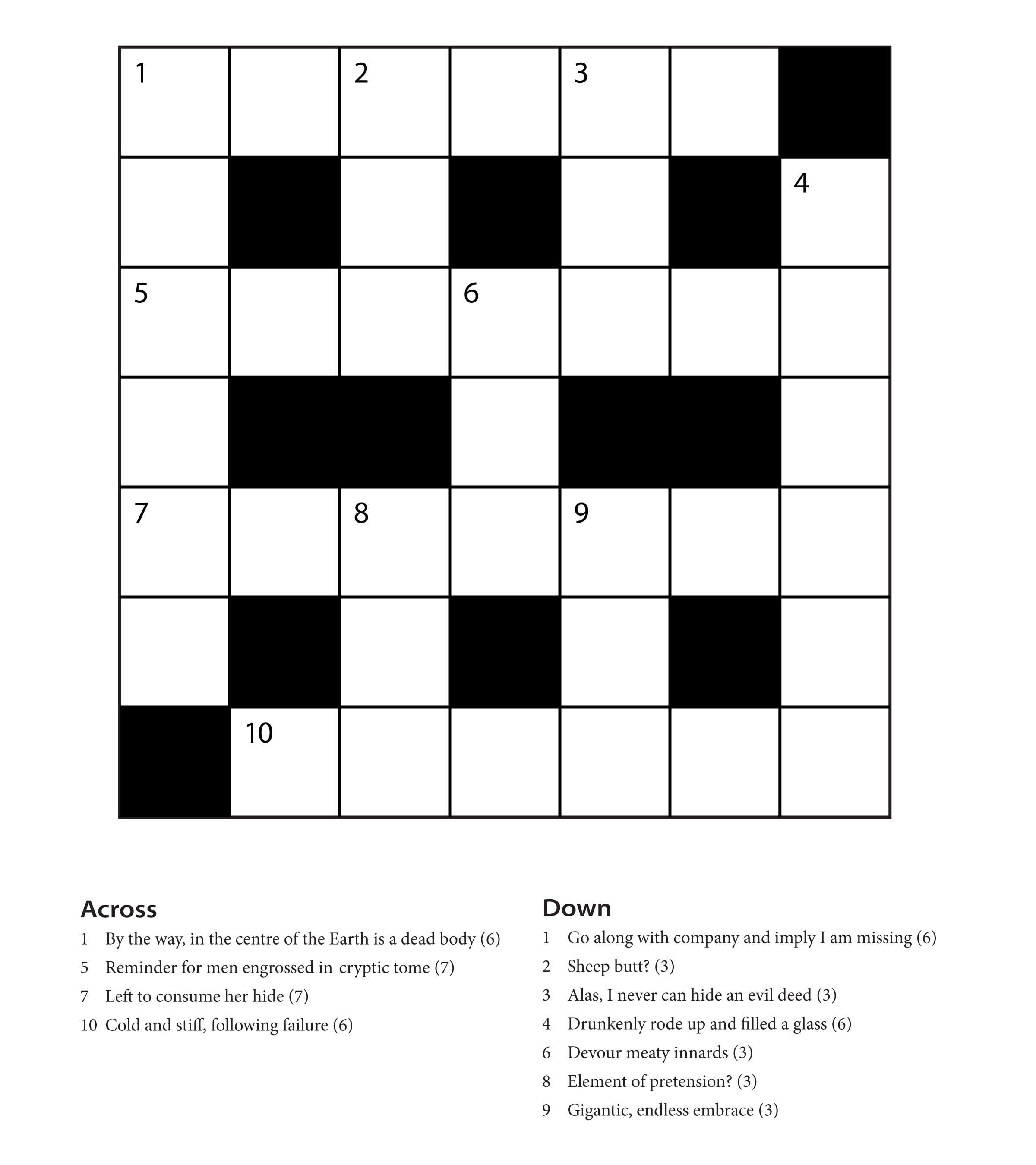 make your own crossword puzzle free printable free printable