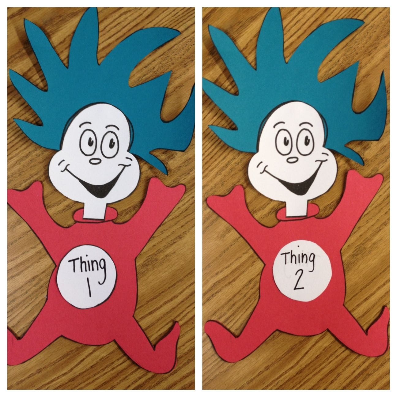 Thing One And Thing Two Printable Template