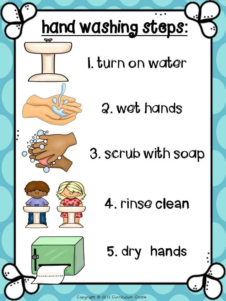 Printable Hand Washing Activity Sheets