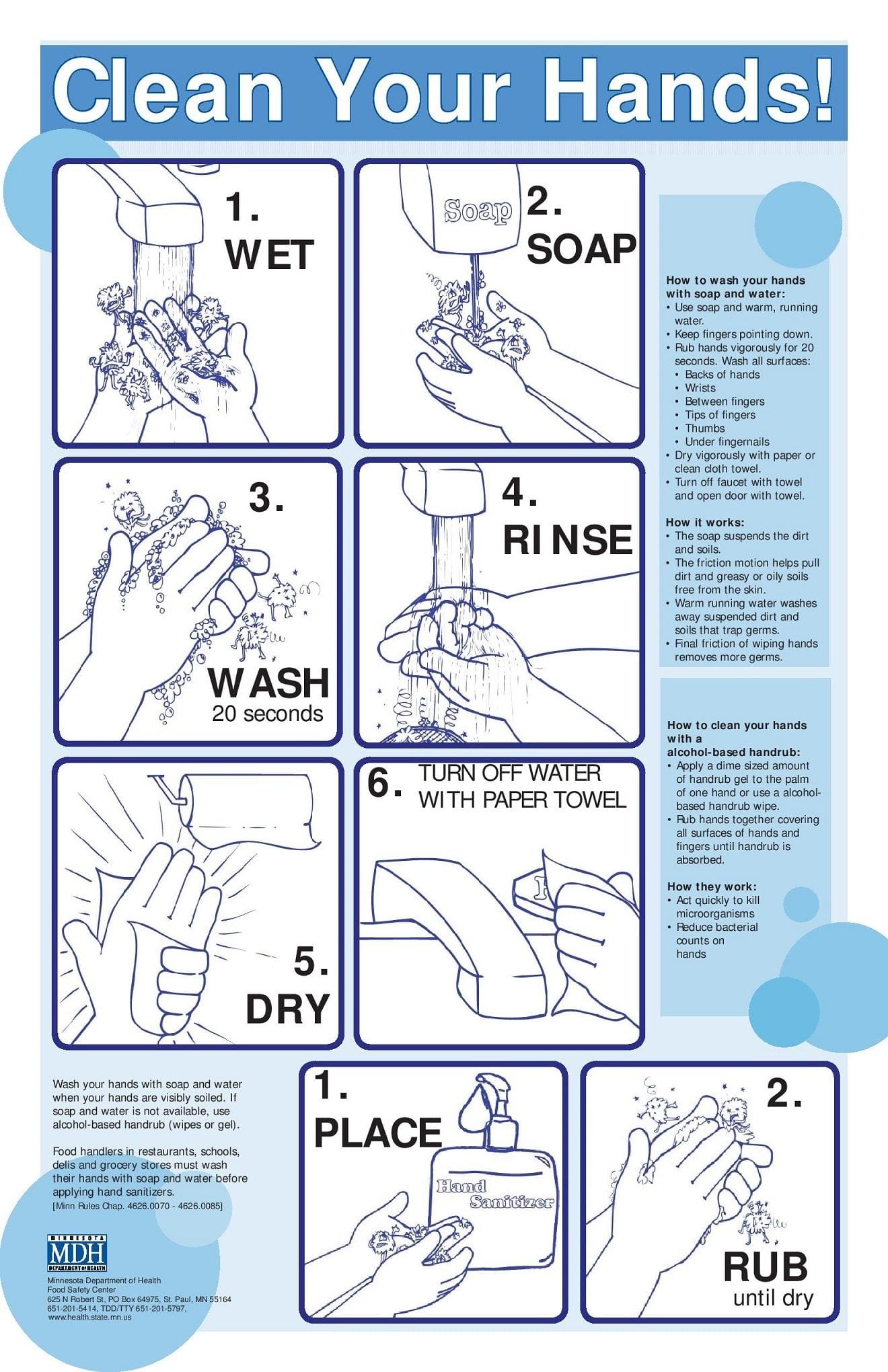 Free handwashing steps coloring pages colouring pages for kids 8