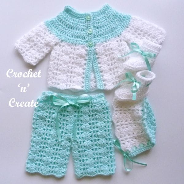 Crochet Premature Baby Outfit