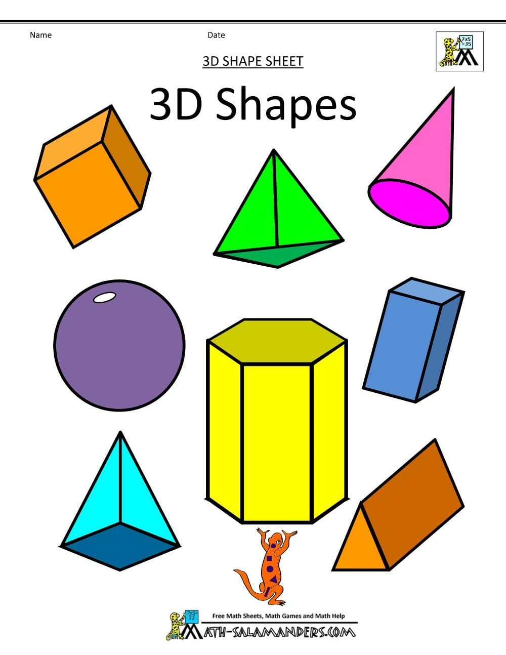 Printable 3d Shapes