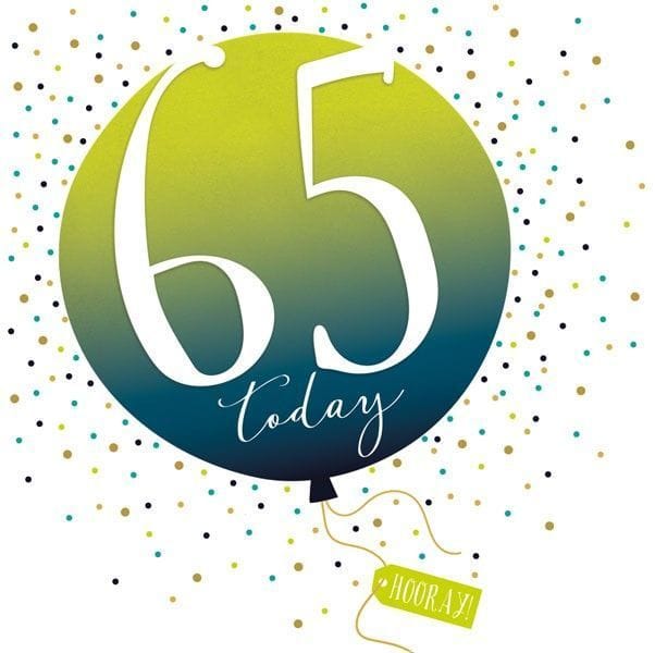 Handmade 65th Birthday Card Ideas