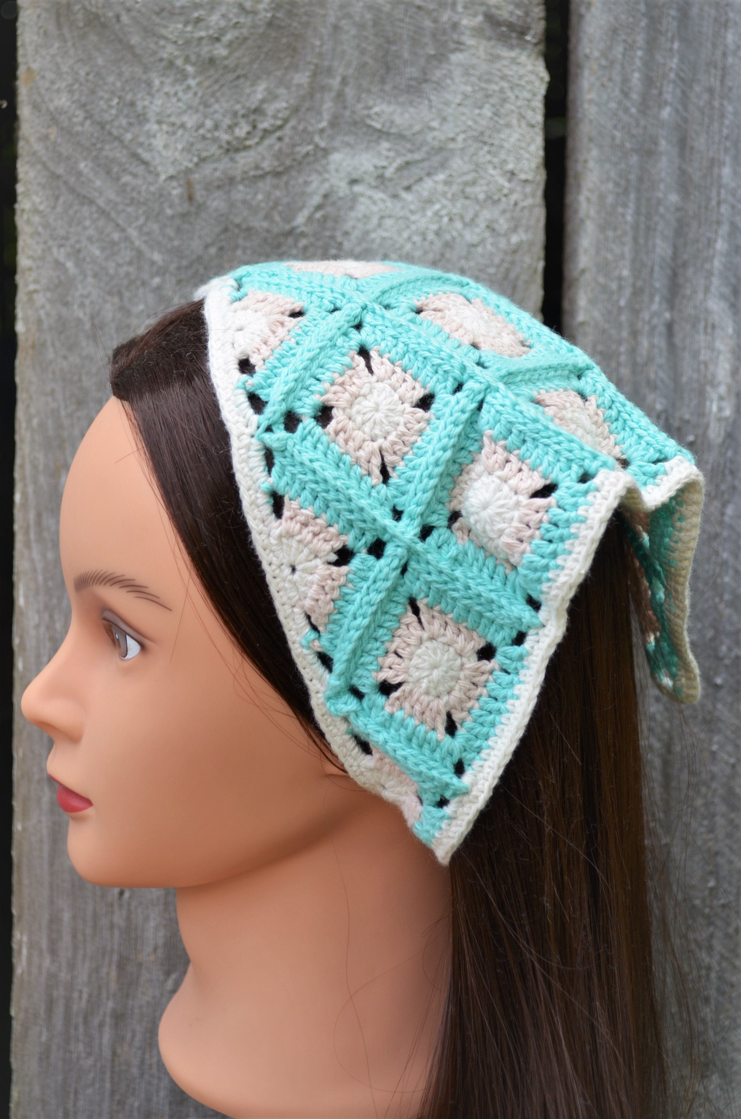 Bandana Crochet Free Pattern Web Free Crochet Bandana Pattern Tutorial