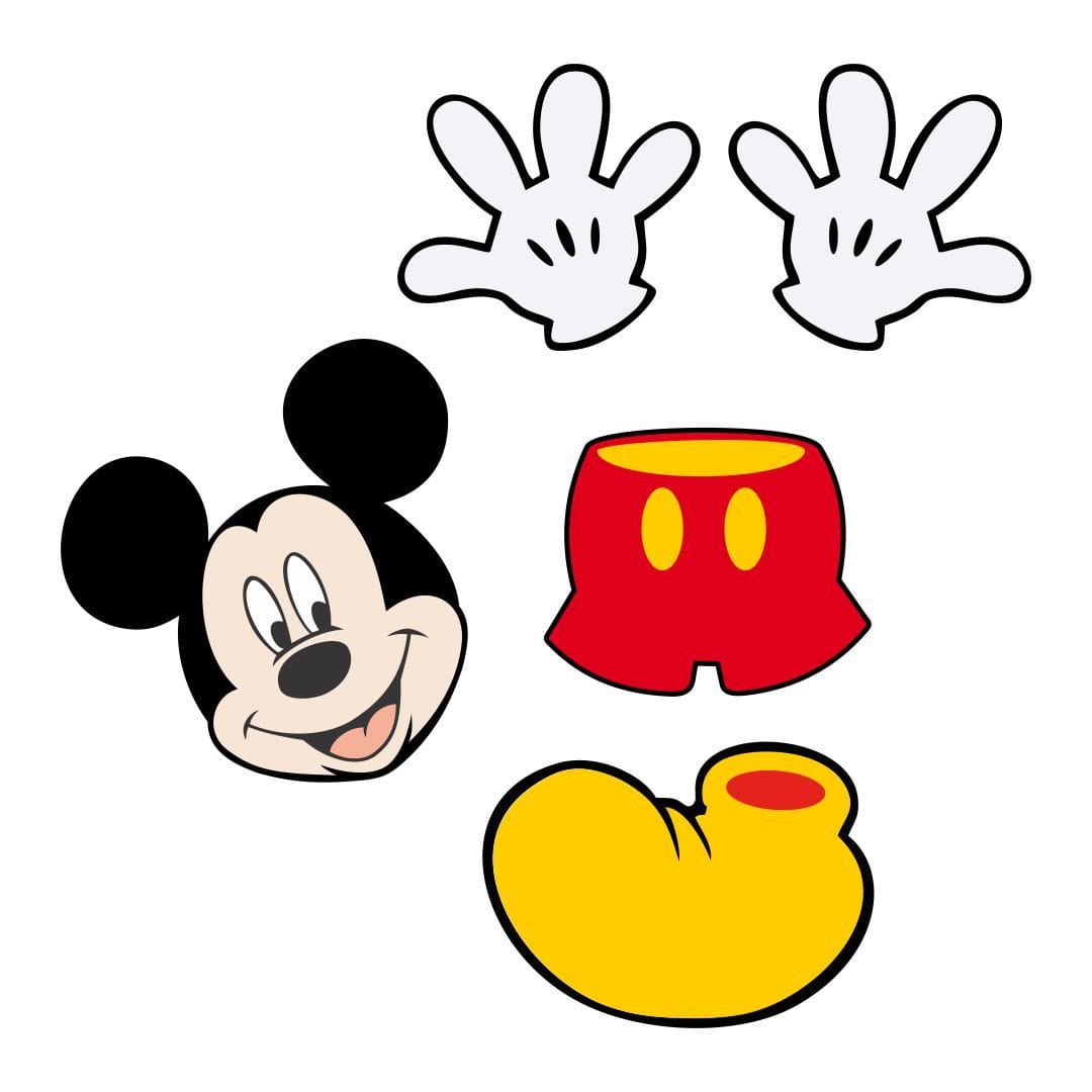 Printable Mickey Mouse Template