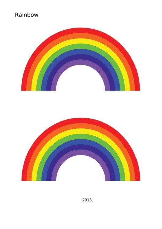 Free Rainbow Printables