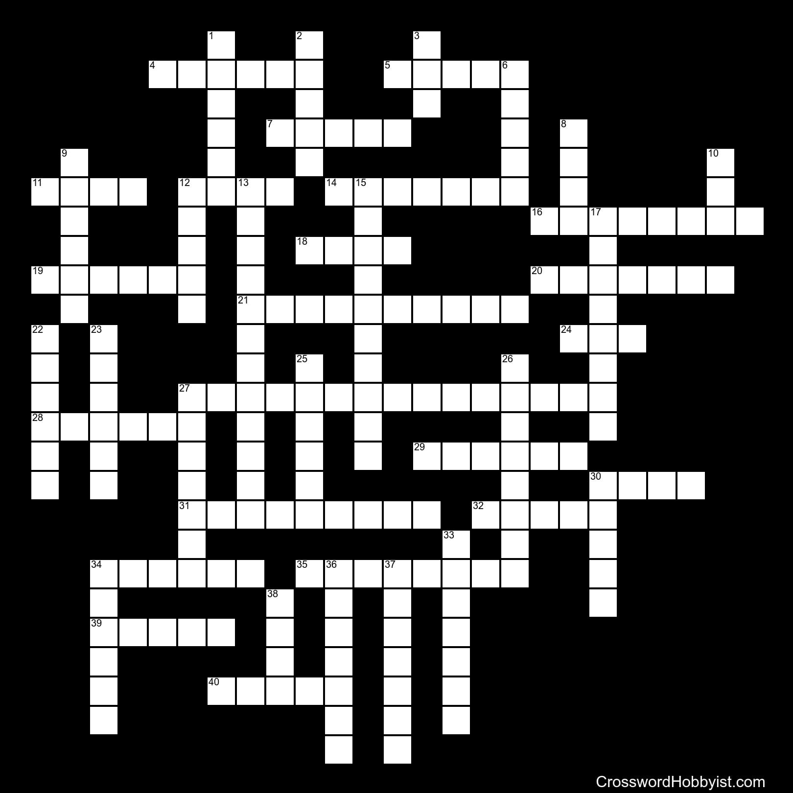 Racist (and generally offensive) Crossword Puzzle II