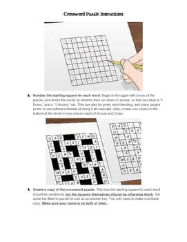 Make Your Own Crossword Puzzle Free Printable