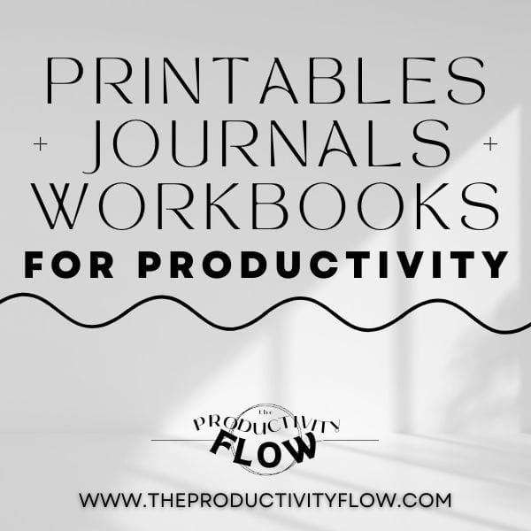 Free Printable: The Simple Productivity Planner That Will Transform