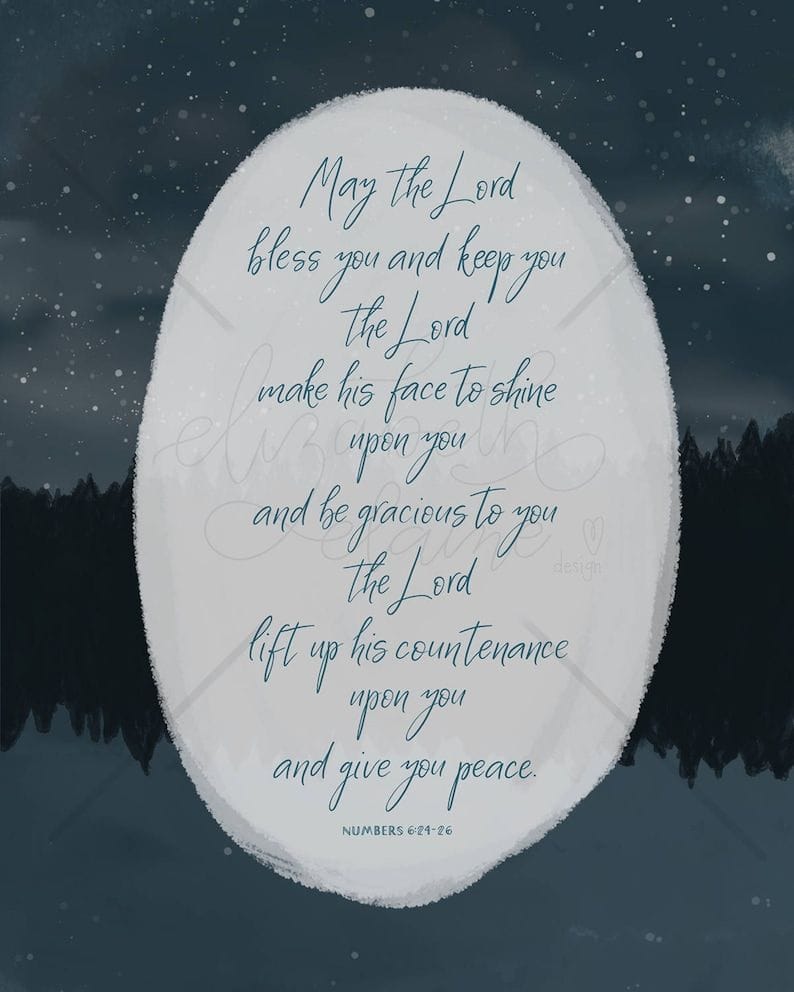 Aaronic Blessing Printable