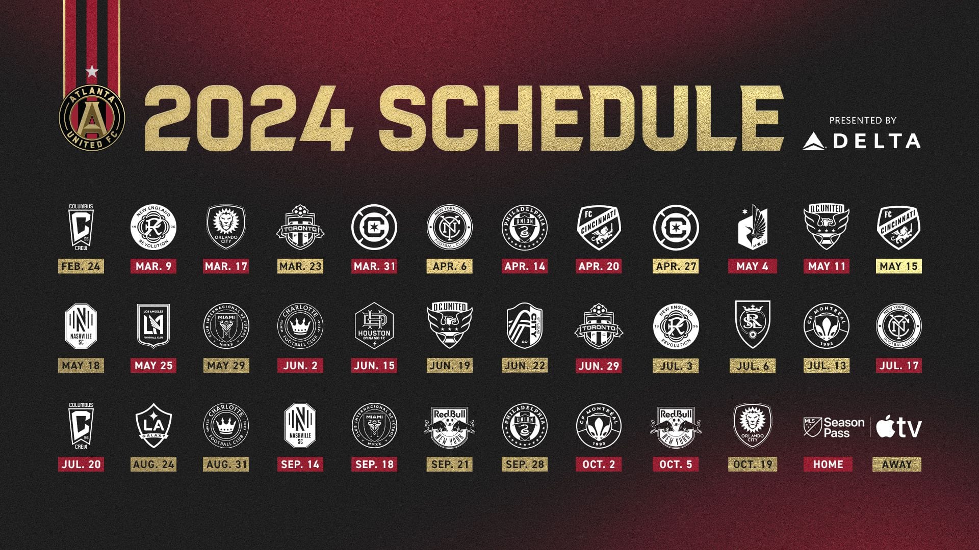 Atlanta United Schedule 2024 Printable