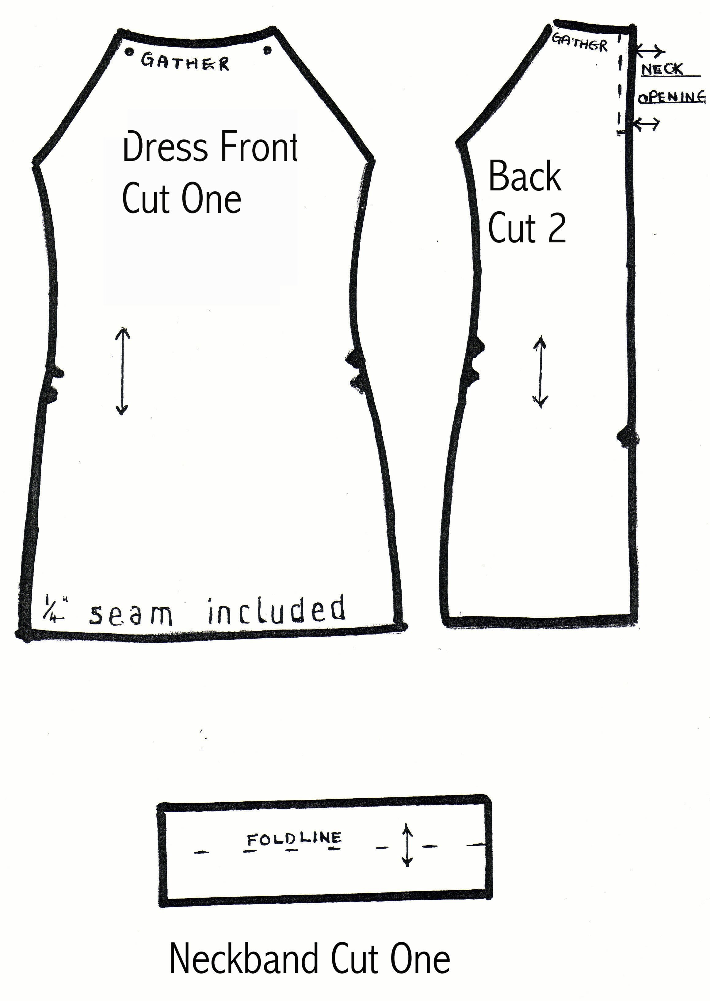 Beginner Printable Barbie Clothes Patterns