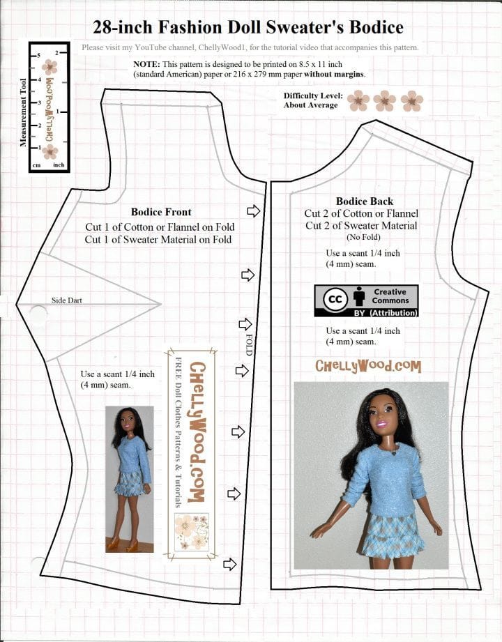 Printable Barbie Clothes Patterns