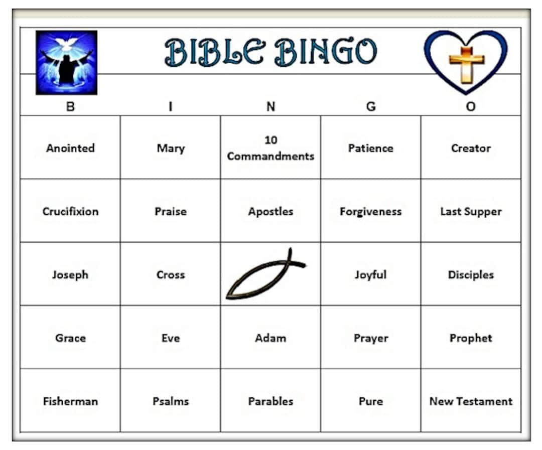 Free Printable Bible Bingo