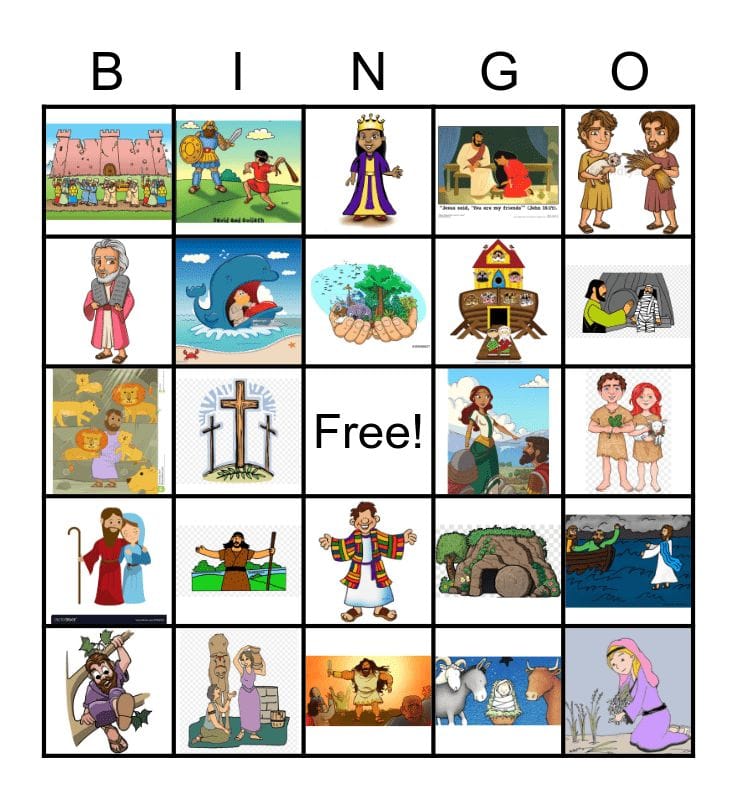 6 Free Printable Bible Bingo Games for Fun Church Activities