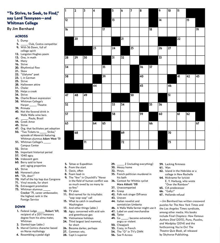 Printable La Times Crossword