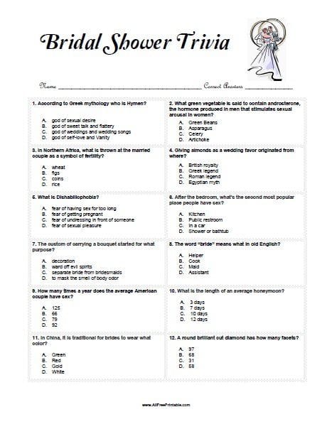 Free Printable Wedding Crossword Puzzle