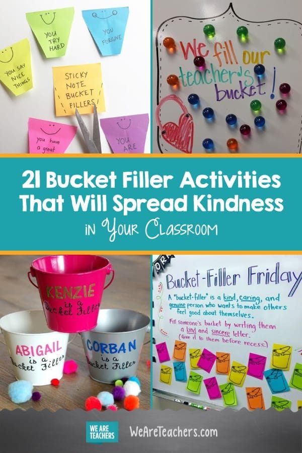 These 21 Bucket Filler Activities Will Spread Kindness in Your Classroom