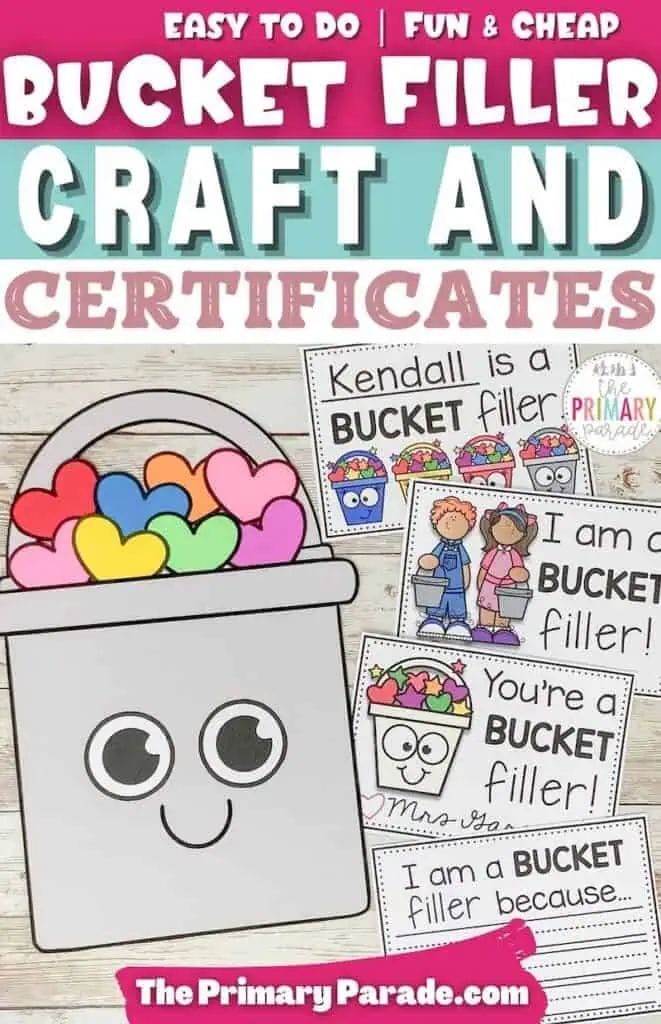 Bucket Filler Worksheet