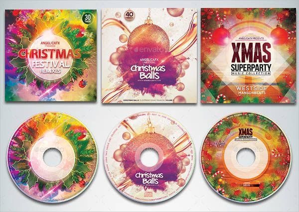 Christmas Cd Label Template