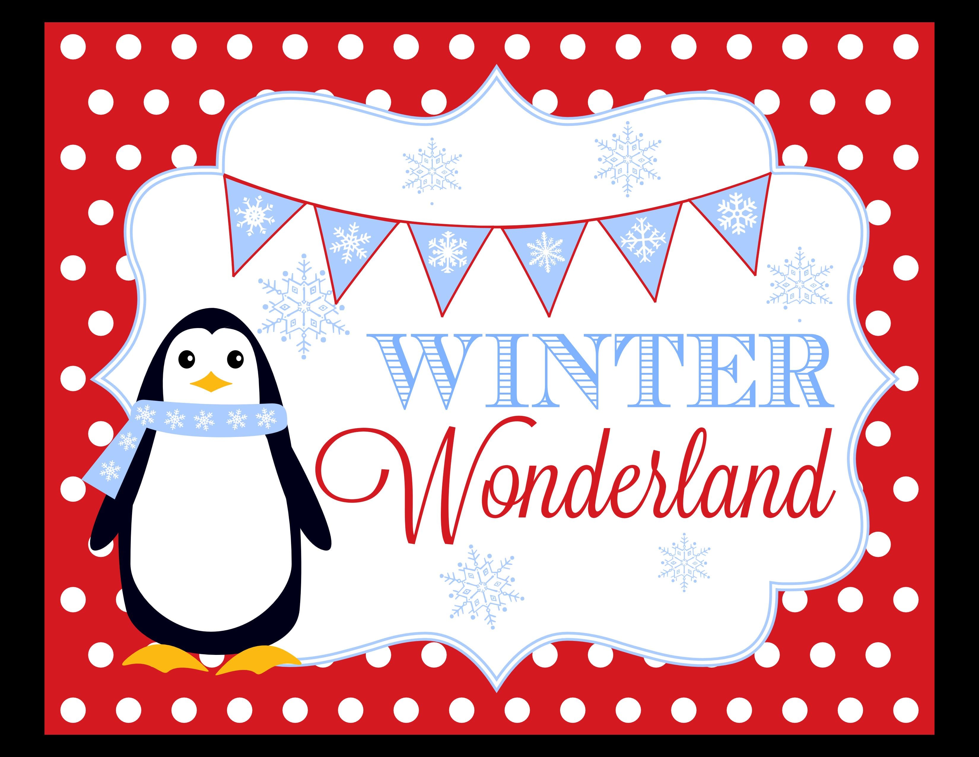 Winter Wonderland Printables