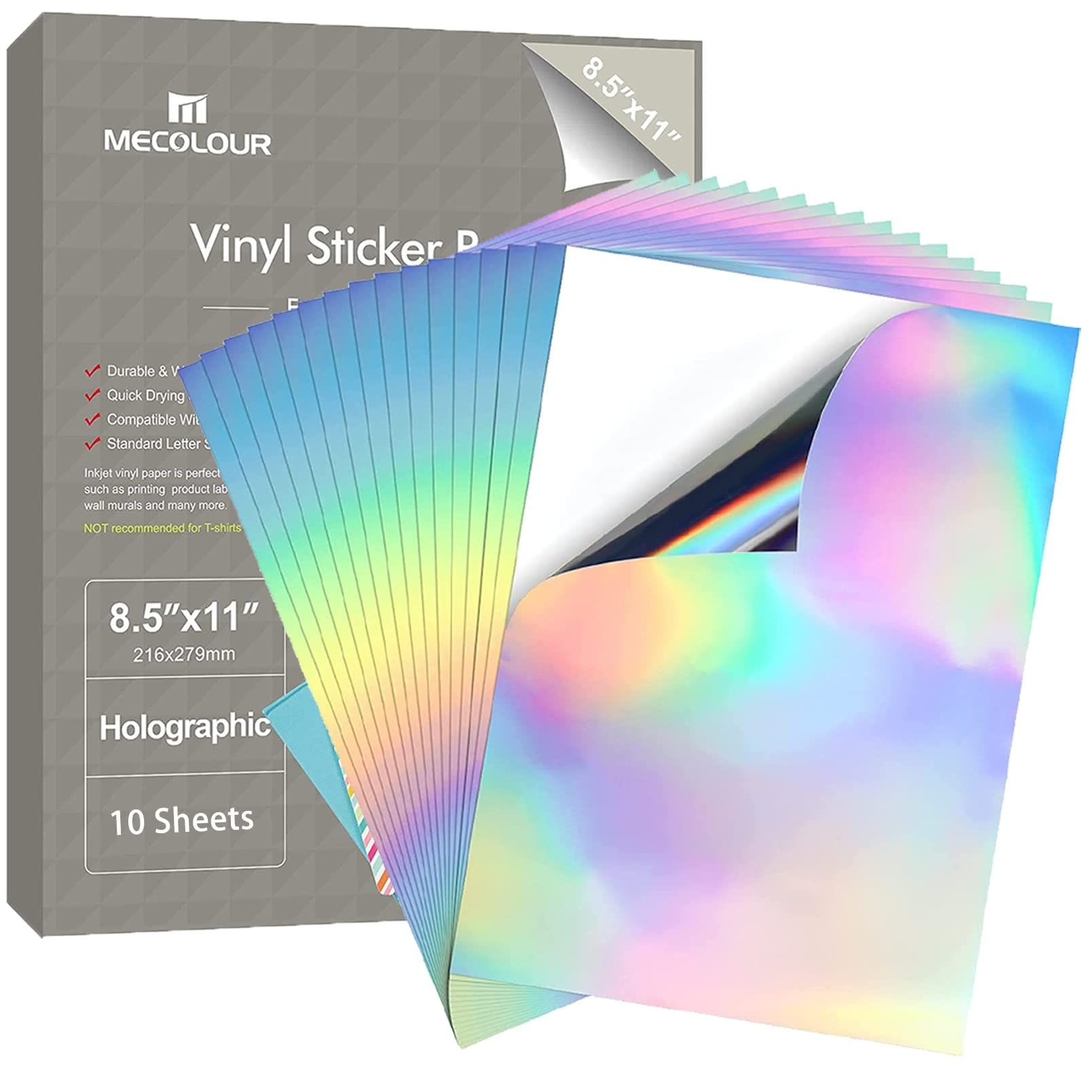 Holographic Printable Vinyl Sticker Paper