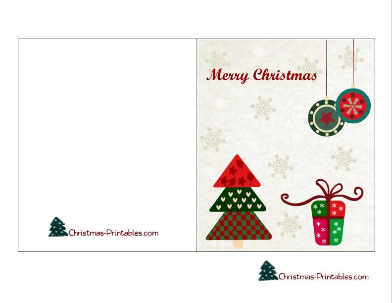 Free Printable Christmas Cards