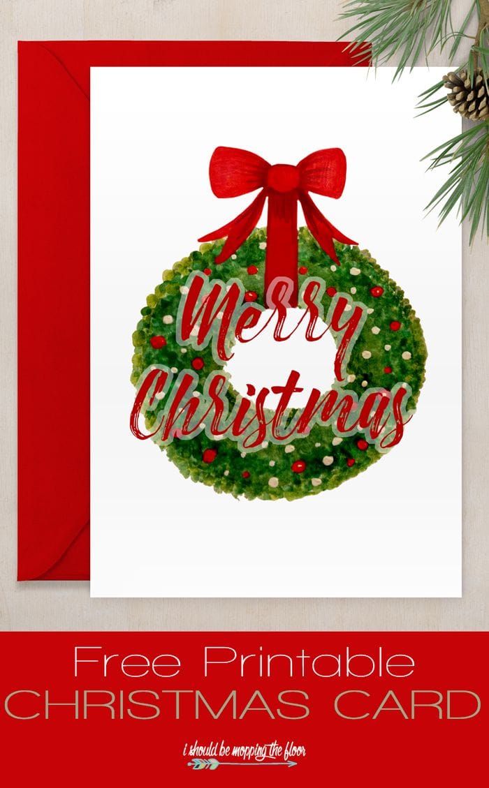 Christmas Card Printables For Free