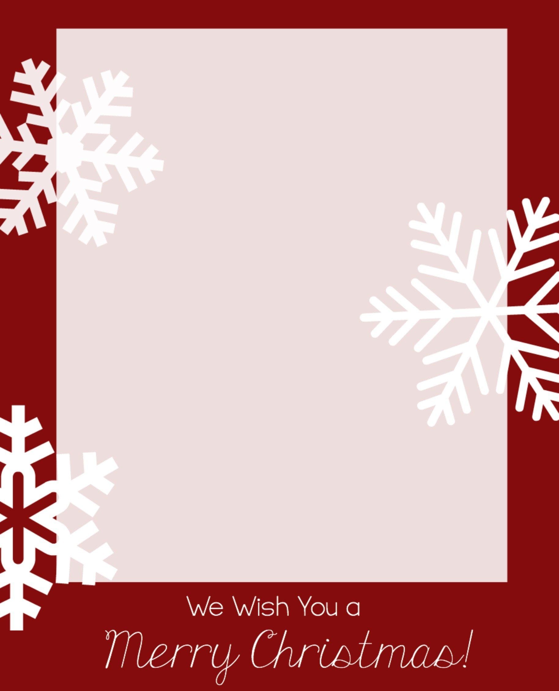 Free Christmas Card Templates