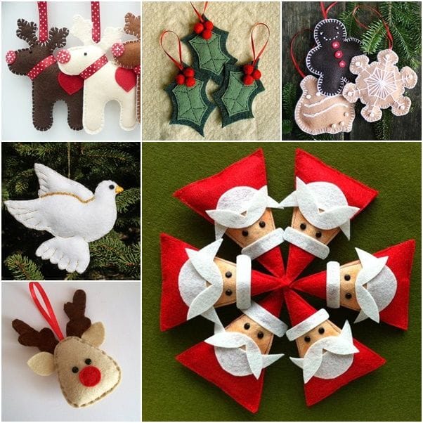 30+ Wonderful DIY Felt Ornaments For Christmas