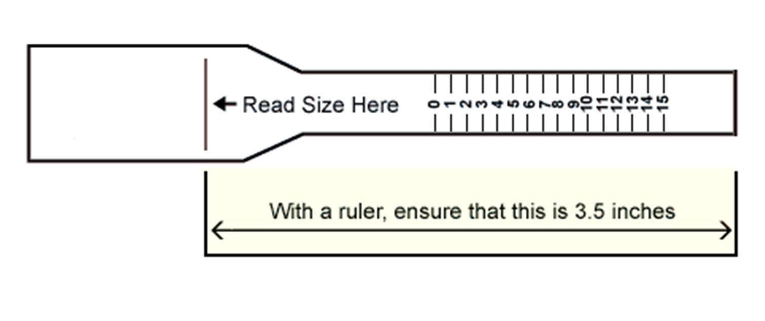 Free Printable Ring Sizer Find Your Ring Size Paper Ring