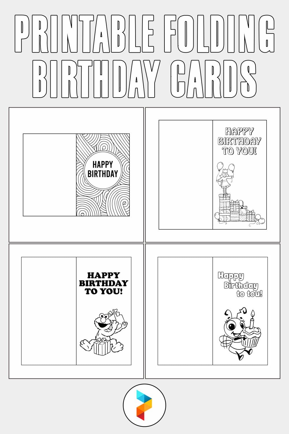 Foldable Birthday Card Printable