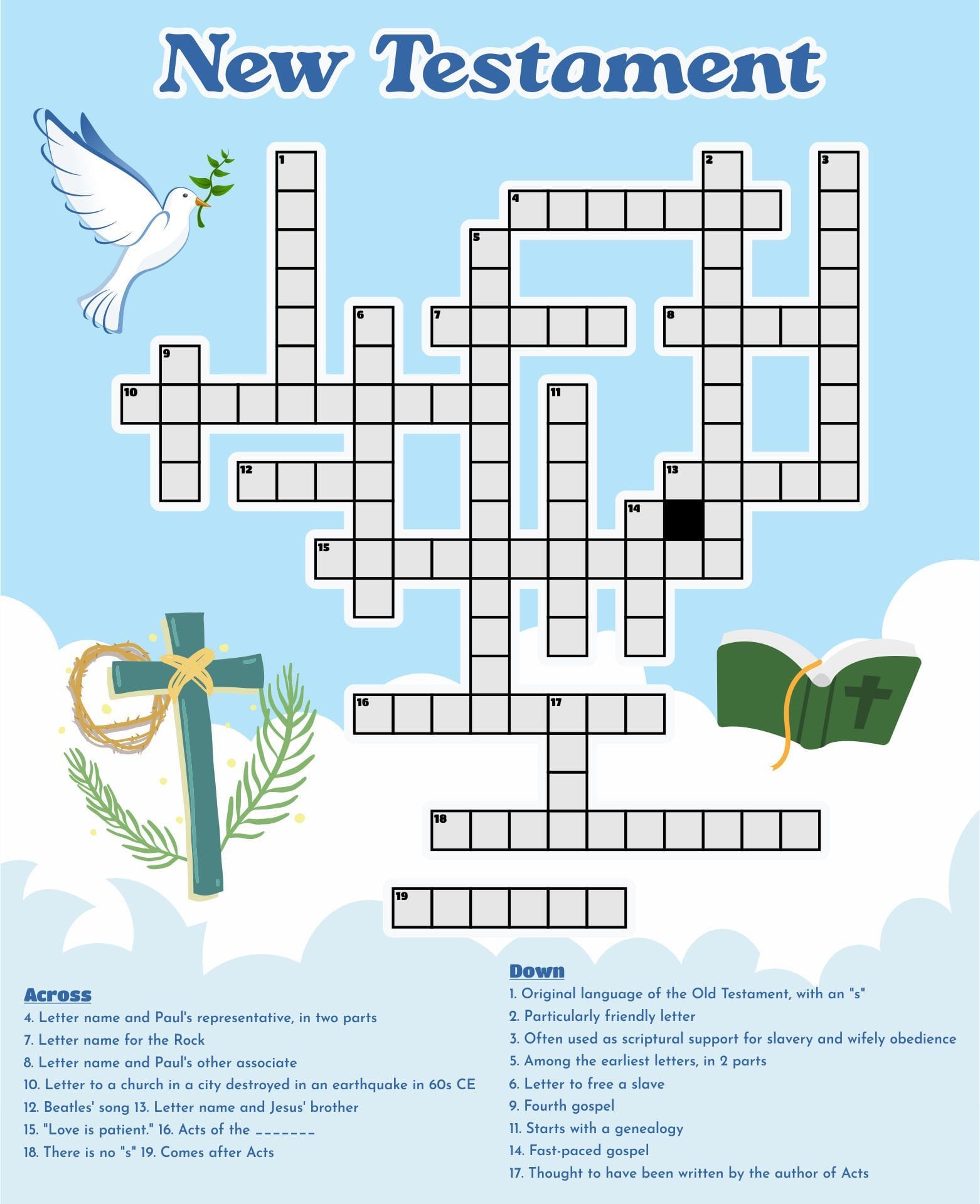 Christian Crossword Puzzles