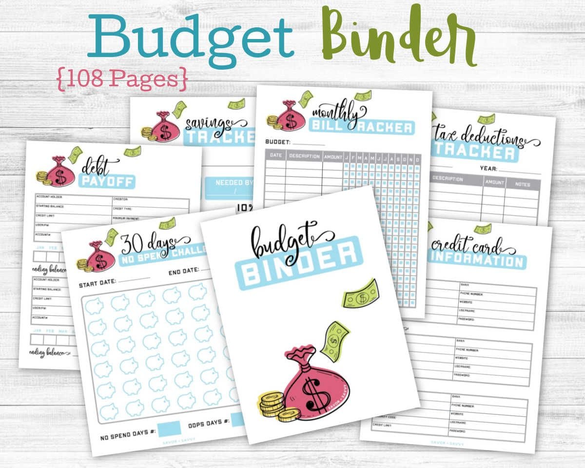 Printable Budget Binder